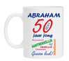 Vrolijke cadeau mok 50 jaar abraham 