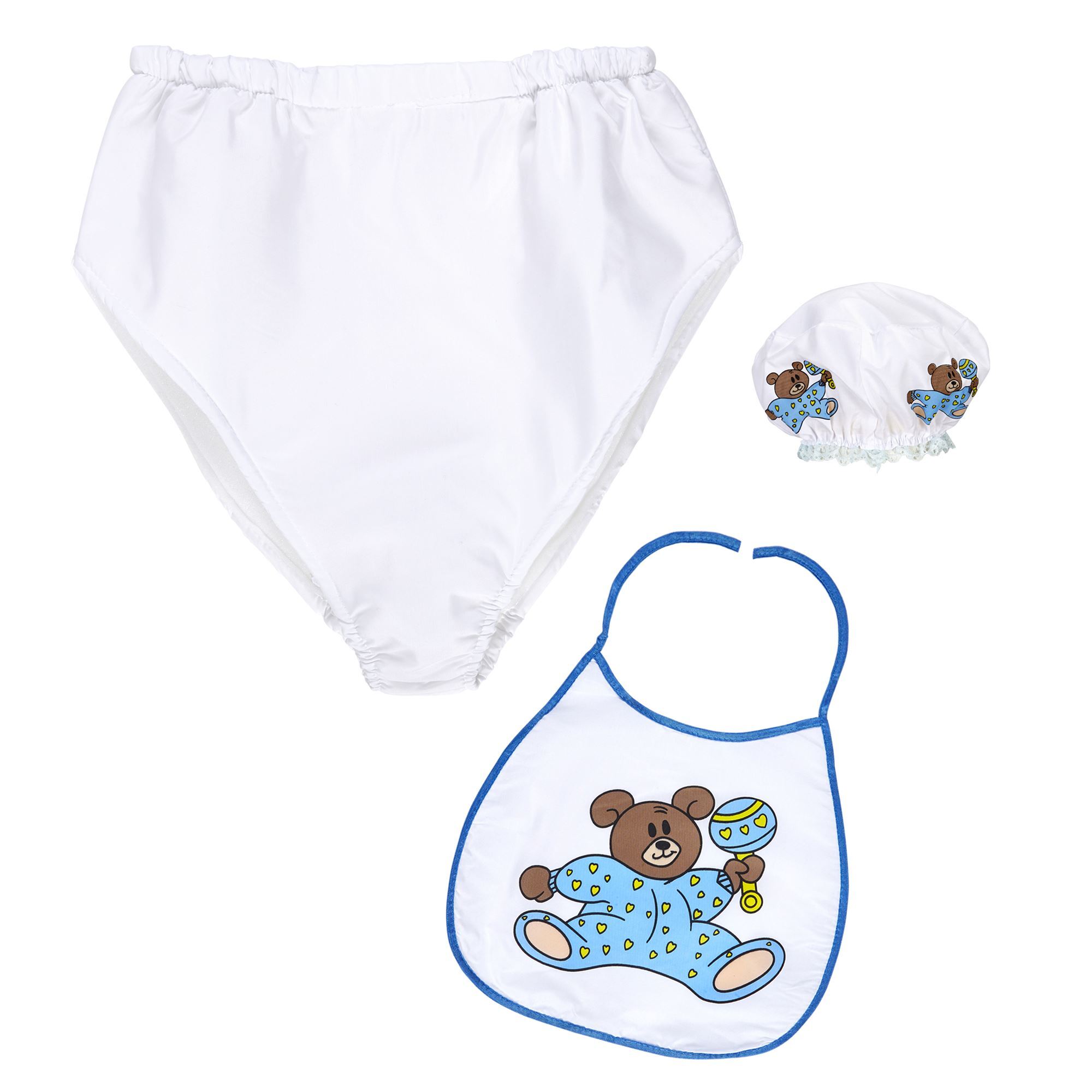 Baby verkleedkleding set blauw jongen volwassenen