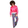 foto 5 Broek disco jaren 70 retro print koning van de dansvloer