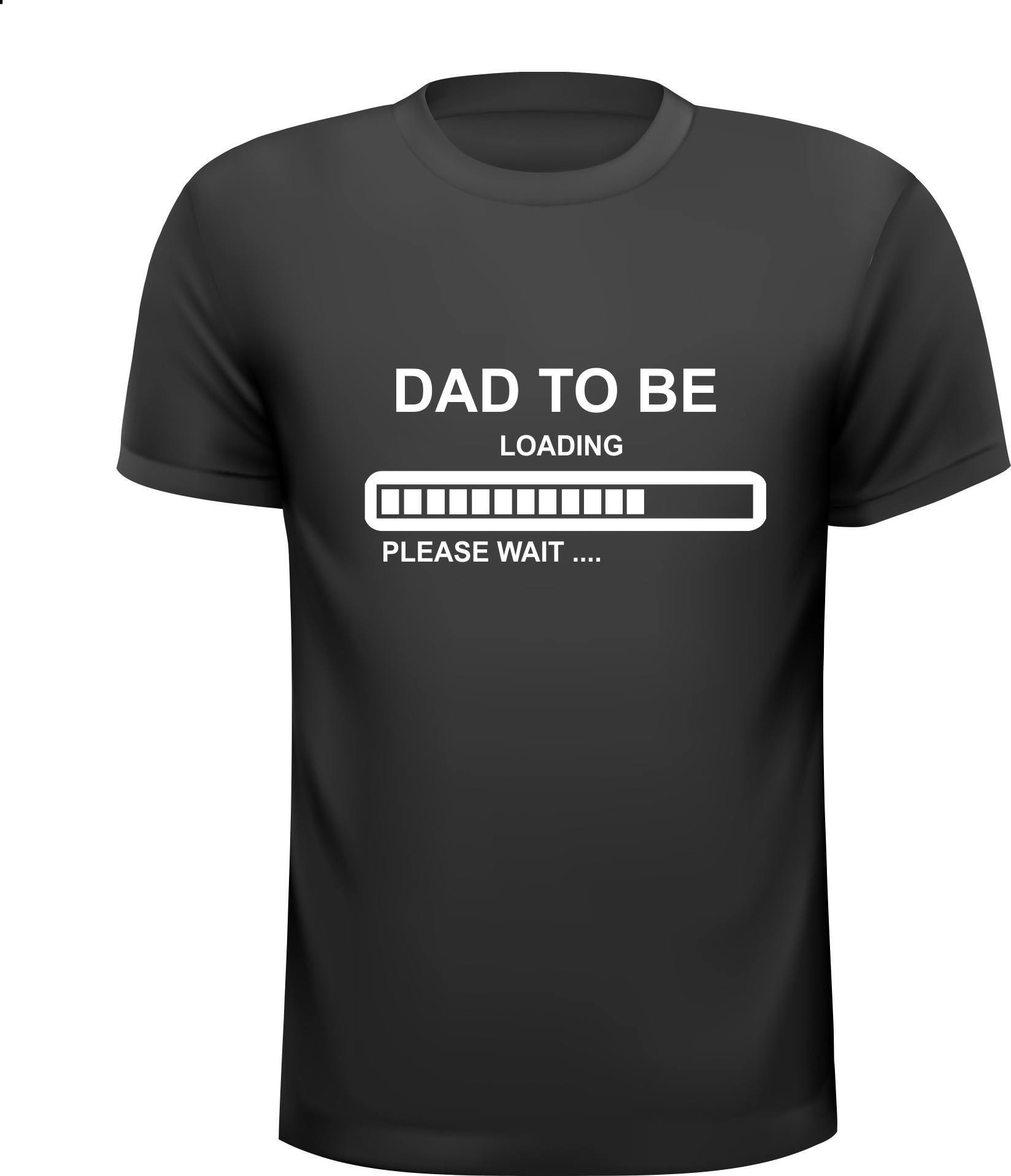 Dad to be loading please wait vader worden papa worden T-shirt