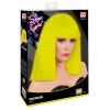 foto 2 Disco pruik neon geel zeer steil haar showgirl 