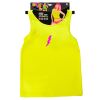 foto 2 Disco tanktop neon geel dame voor kleurrijke foute party
