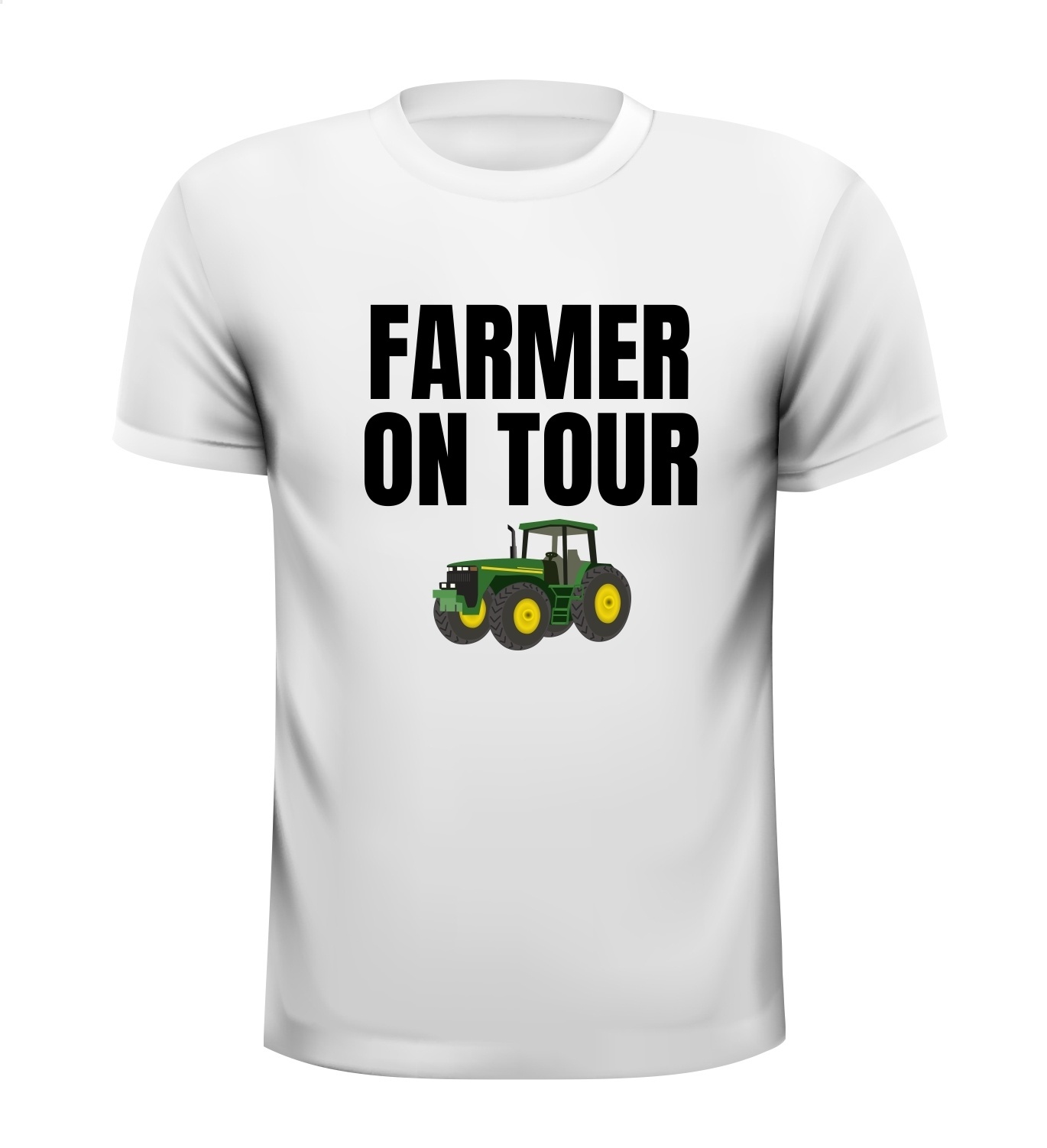 Farmer on tour T-shirt boer boerinnen t-shirt tractor