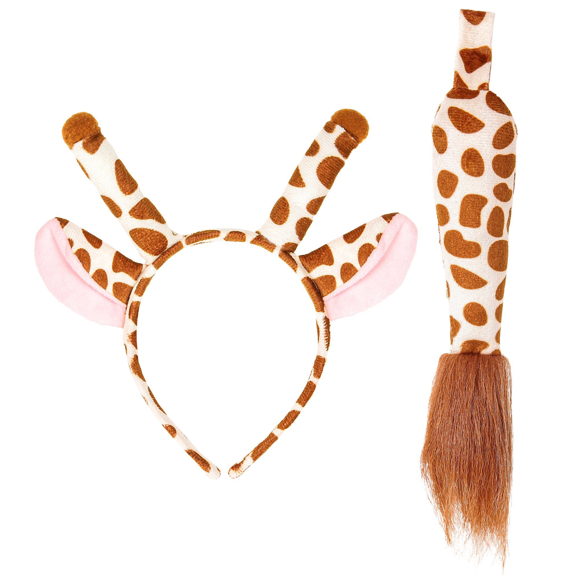 Giraffe oren en staart leuke dierenset