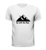foto 13 Go with the flow wintersport apre ski T-shirt fun grappig gek