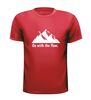 foto 7 Go with the flow wintersport apre ski T-shirt fun grappig gek