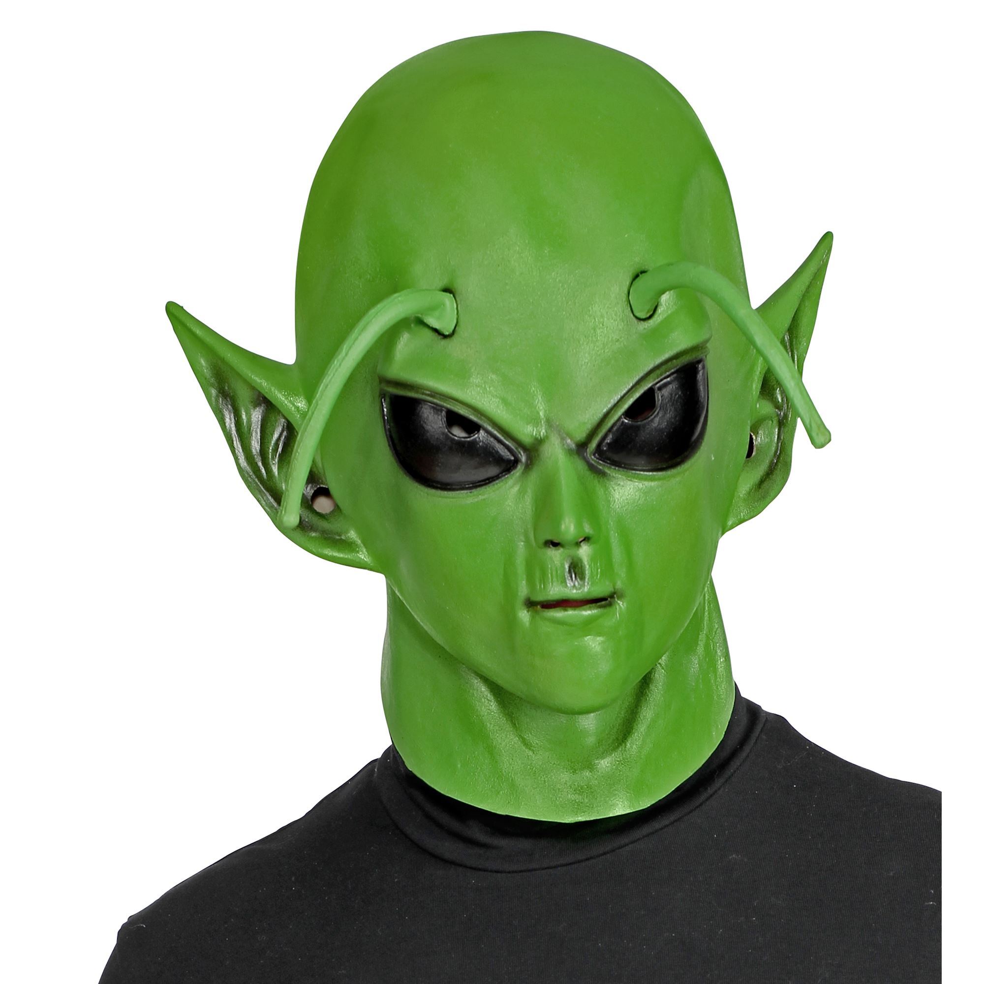 Groen buitenaards alien masker marsmannetje science fiction