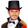 foto 2 Hoge hoed zwart met rode band circus directeur