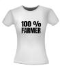 foto 4 honderd procent farmer T-shirt boeren boerin 100 procent