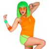 foto 2 Hotpants neon groen kittig disco broekje sportief