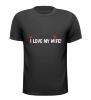 foto 1 i love my wife T-shirt ik hou van mij vrouw grappig fun shirt