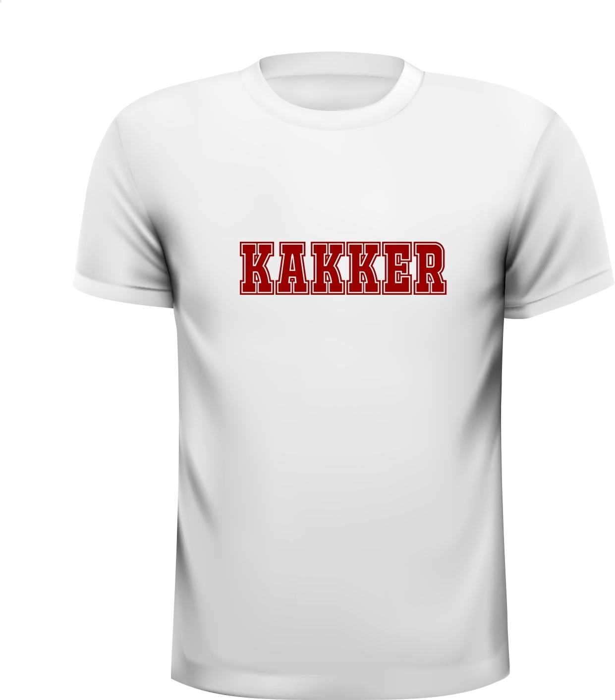 Kakker T-shirt kouwe kak arrogante mensen