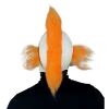 foto 3 Killer horror clown uit het circus masker met oranje haar