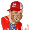 foto 2 Kin masker Rapper of the hood met groot gebit en gouden tanden