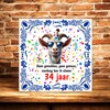 foto 4 Leuk en grappig tegeltje voor verjaardag leeftijd 34 jaar