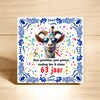 foto 2 Leuke verjaardag spreukentegel leeftijd 63 jaar