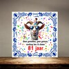 foto 2 Lollig tegeltje verjaardag met spreuk voor de leeftijd van 81 jaar