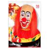 foto 2 Lollige Clown kaal hoofd met lang rood clownshaar 