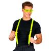 foto 3 Neon geel bretels voor een super leuk disco feest of foute party