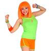 foto 2 Neon oranje hotpants sportief voor een leuk disco feest of foute party dames