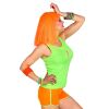 foto 4 Neon oranje hotpants sportief voor een leuk disco feest of foute party dames