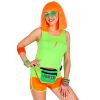 foto 5 Neon oranje hotpants sportief voor een leuk disco feest of foute party dames