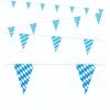 Oktoberfest vlaggenlijn beieren beierse blauw wit kleuren 10 meter