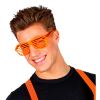 foto 2 Oranje neon bril voor EK WK of foute disco party