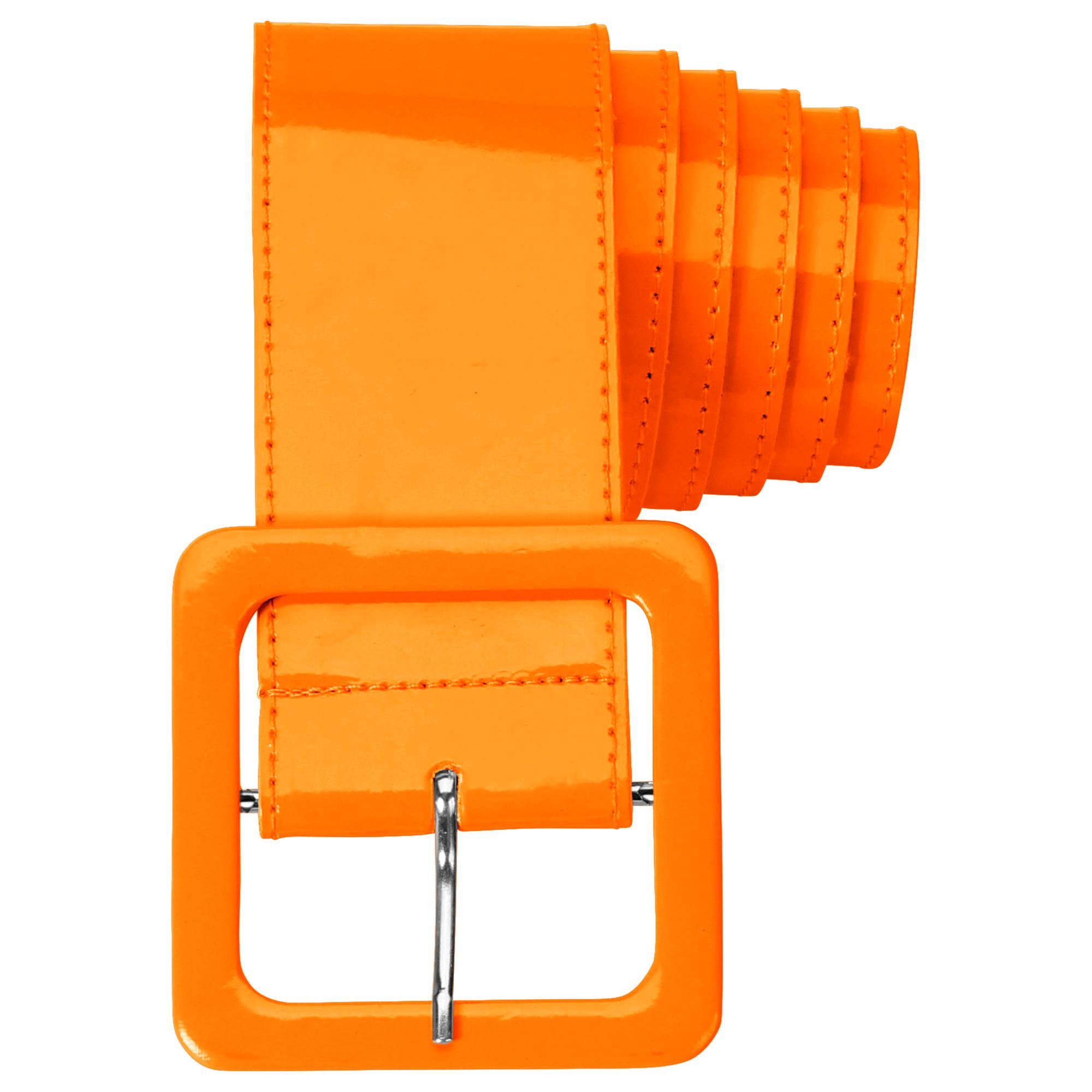 Oranje neon riem voor een kleurrijk disco feest