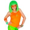 foto 5 Oranje neon tanktop voor disco feestje of foute 90's party
