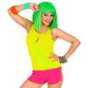 Pittige hotpants disco sportief neon roze dame