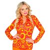 Retro groovy disco dance blouse zeventiger jaren dames