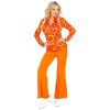 foto 3 Retro groovy disco dance blouse zeventiger jaren dames