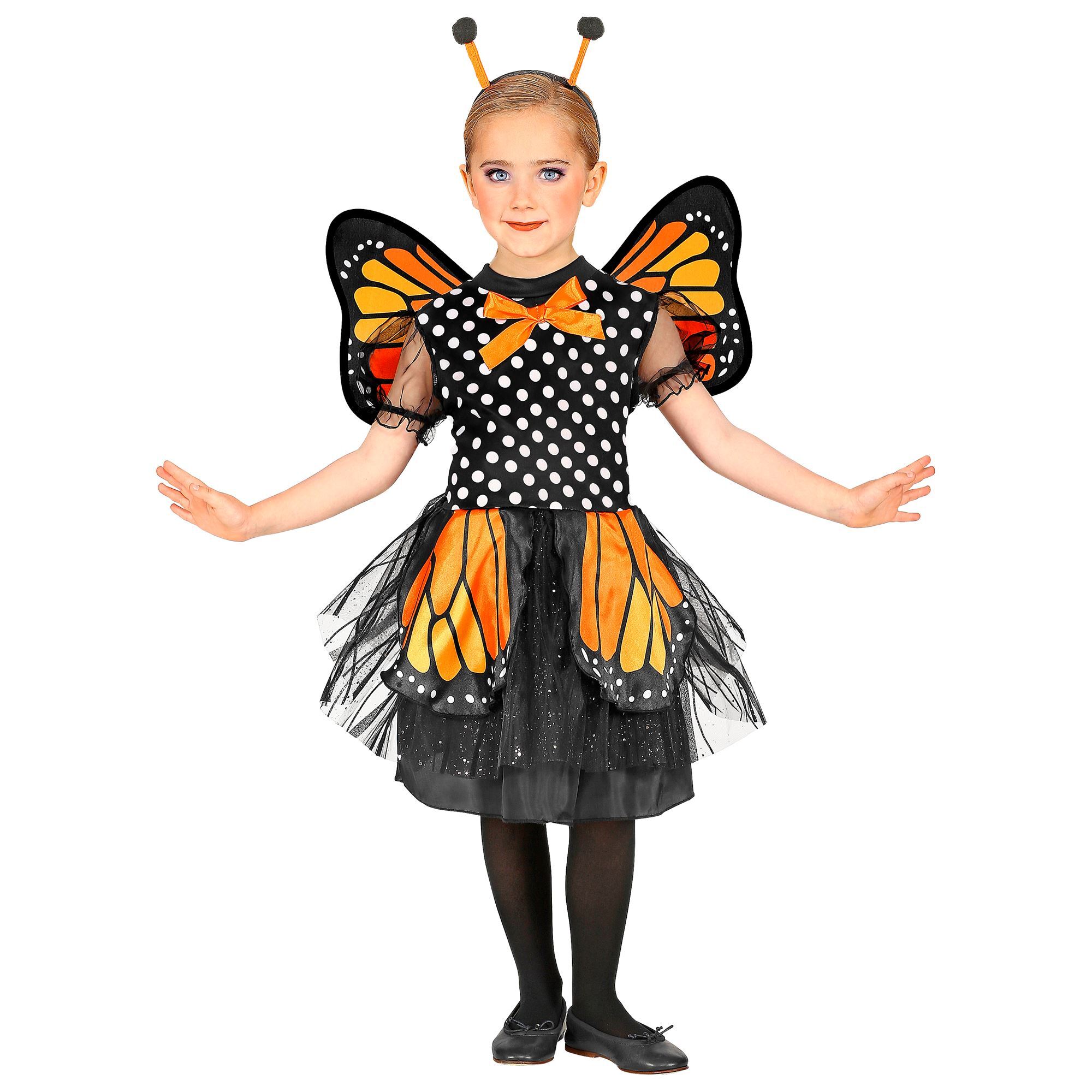 Schitterend fladderend butterfly vlinder meisje kostuum 