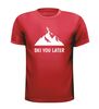 foto 7 ski you later wintersport apre ski grappig T-shirt