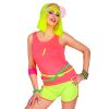 foto 5 Smalle riem neon groen voor fout feest of disco party