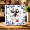 foto 3 Spreukentegeltje cadeau 37 jaar leeftijd verjaardag
