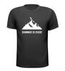 Summer is over wintersport apres ski T-shirt grappig