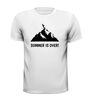 foto 13 Summer is over wintersport apres ski T-shirt grappig