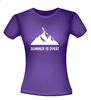 foto 4 Summer is over wintersport apres ski T-shirt grappig
