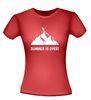 foto 8 Summer is over wintersport apres ski T-shirt grappig
