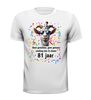 foto 13 Verjaardag shirt 81 jaar met afbeelding geit grappige tekst feestelijk