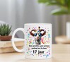 foto 2 Zeventien jaar verjaardag mok met kleurrijke print en funny tekst