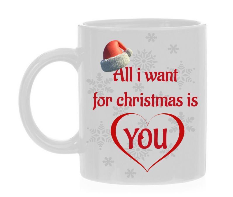 all i want for christmas is you koffiemok kerst geliefde verrassen