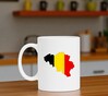 foto 4 Belgie kaart en kleuren van de vlag koffiemok