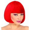 foto 1 Bobline pruik lou lou in het rood voor een kleurrijk disco feest