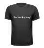 foto 1 Daar kom ik op terug T-shirt humor grappig gek lachen