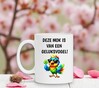 foto 2 deze mok is van een geluksvogel koffiemok
