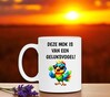 foto 3 deze mok is van een geluksvogel koffiemok