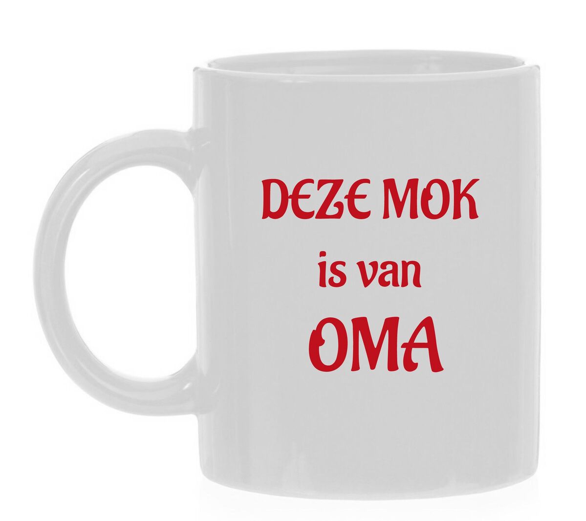 Deze mok is van oma koffiemok leuk kado verrassing